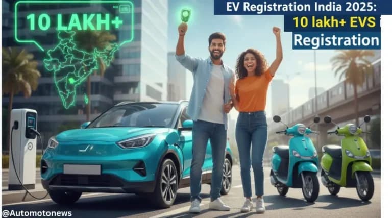 EV registration India 2025